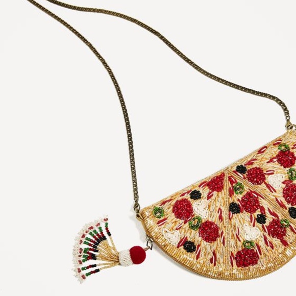 zara pizza purse